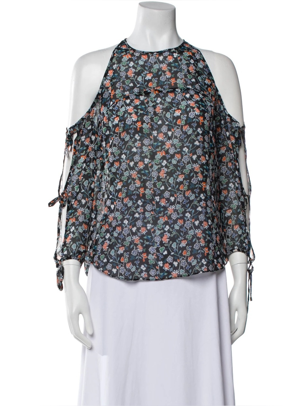 Veronica Beard Flynn Bow Blouse